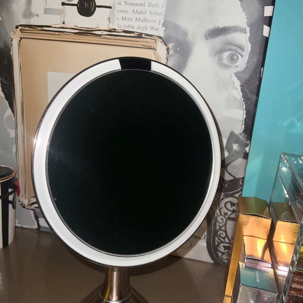 Simple Human Rose Gold Mirror